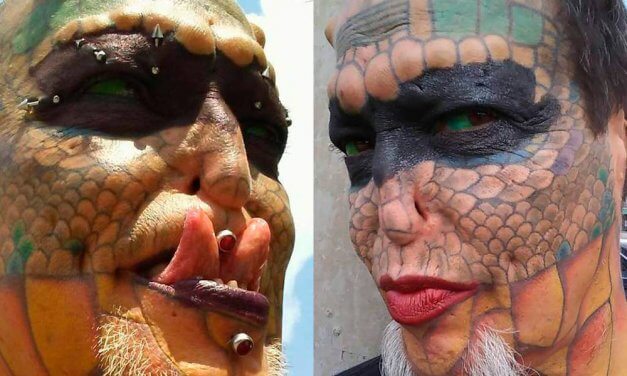 Mujer “transespecie” se transformó en un dragón y se gastó $ 60,000 por ello