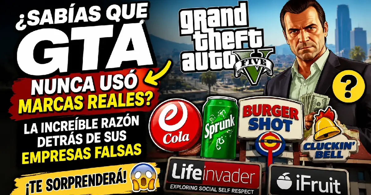 ¿Sabías que GTA Nunca Usó Marcas Reales? La Increíble Razón Detrás de Sus Empresas Falsas Te Sorprenderá
